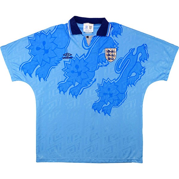 Authentic Camiseta Inglaterra 3ª Retro 1992 Azul